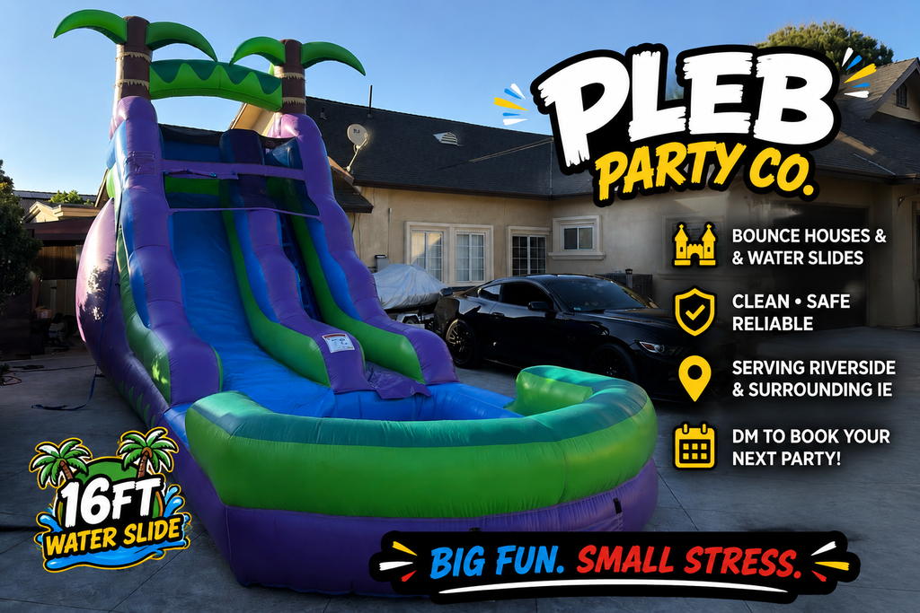 16 Foot Inflatable Water Slide Deposit